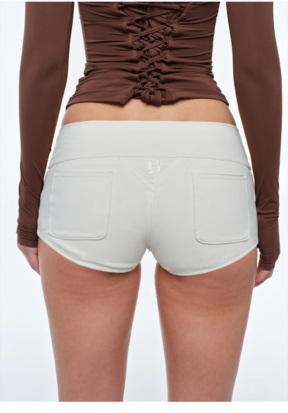 High-Stretch Slim Shorts