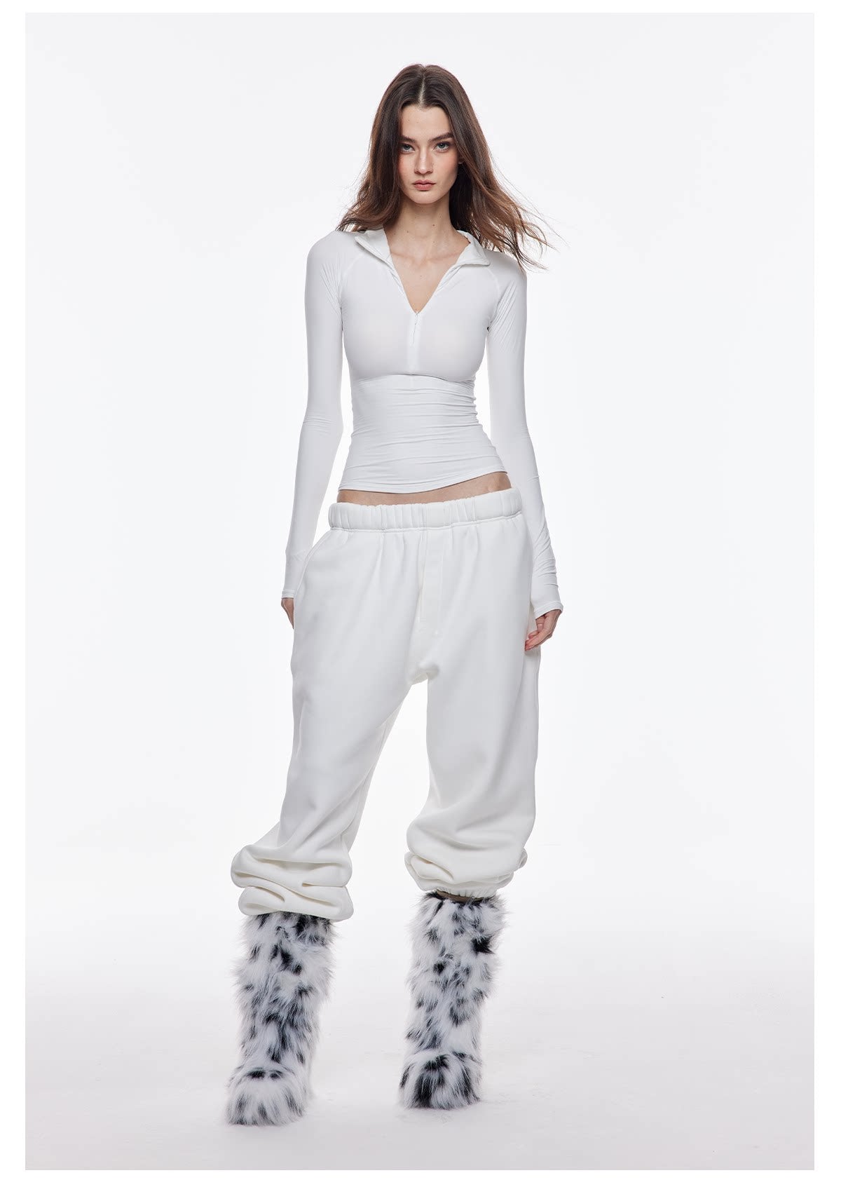 Zip-Front Skin Top