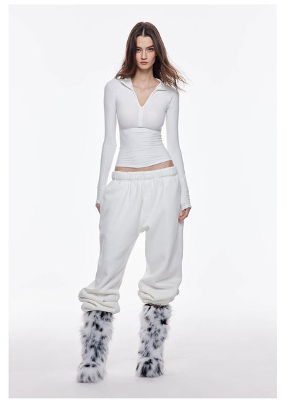 Zip-Front Skin Top