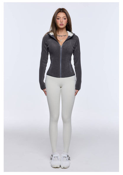 Polar Fleece Hooded Jacket