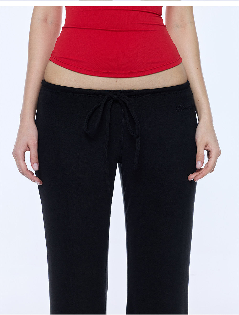 Low-Rise Flare Pants