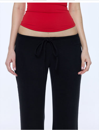 Low-Rise Flare Pants
