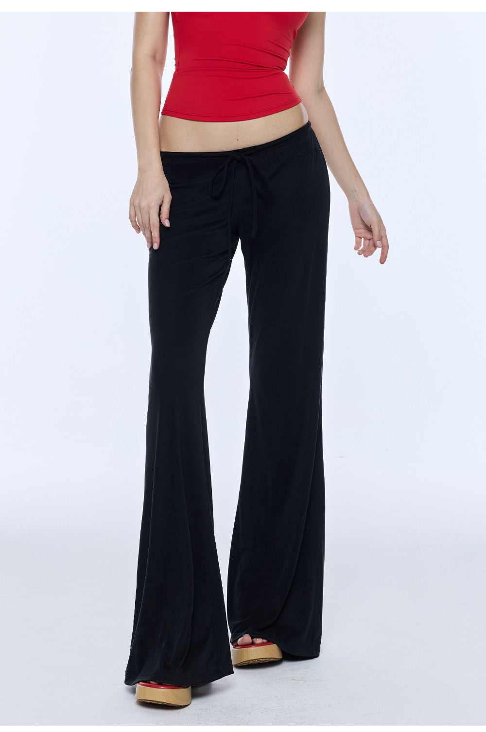 Low-Rise Flare Pants