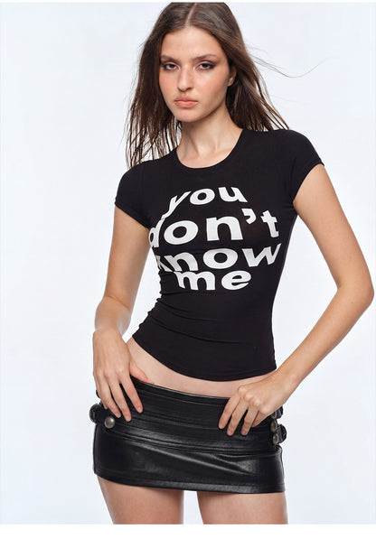Coated Low-Rise Mini Skirt