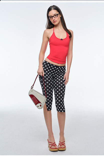Polka Dot Bustier Pants