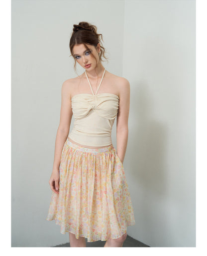 Floral A-Line Skirt