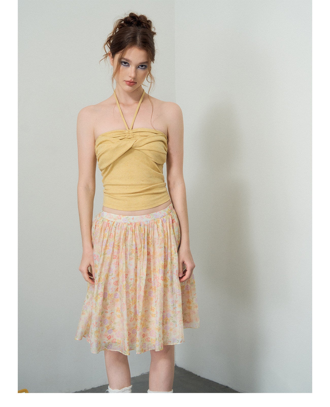 Floral A-Line Skirt