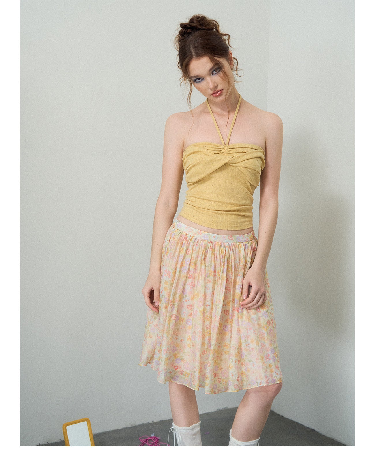 Floral A-Line Skirt