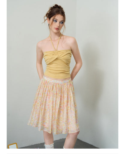 Floral A-Line Skirt