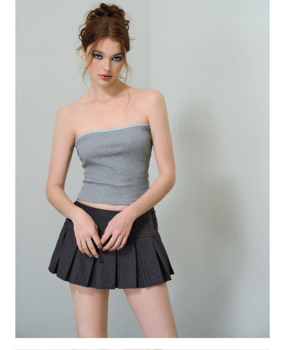 Deconstructed Two-Piece Polo Top