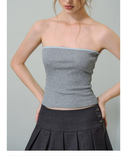 Deconstructed Two-Piece Polo Top