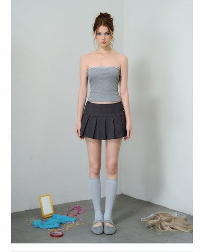 Deconstructed Two-Piece Polo Top