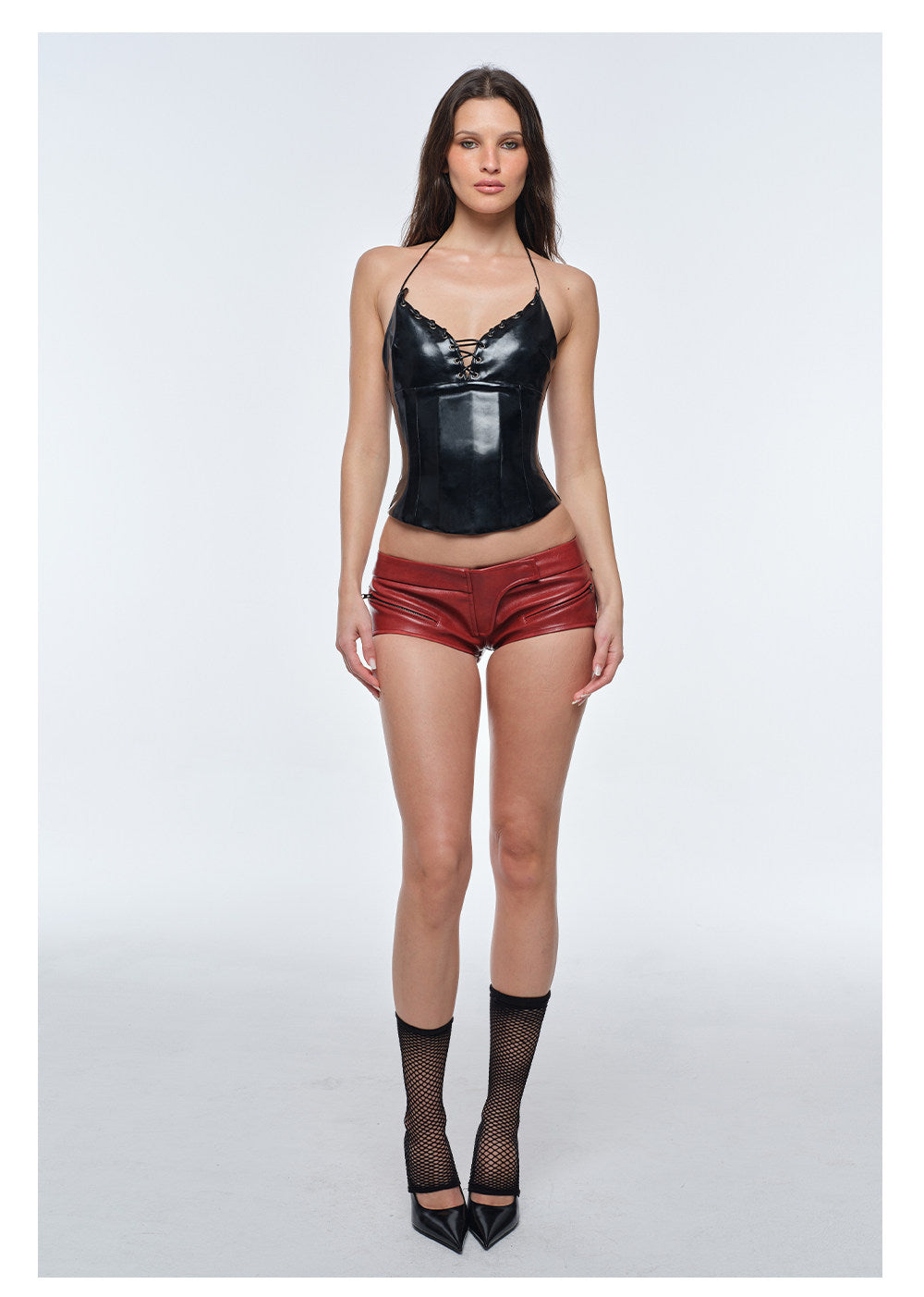 Glossy Corset Top
