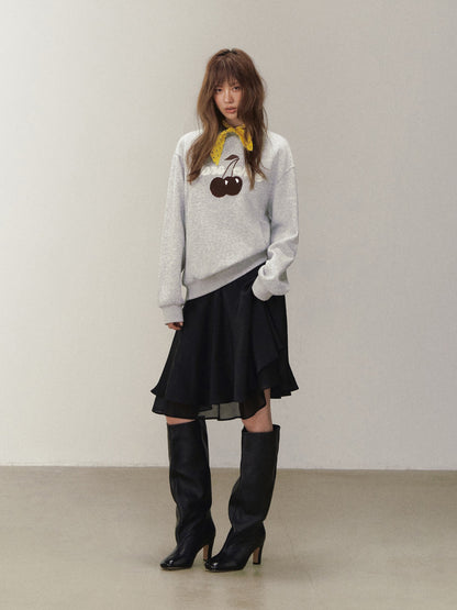 Cherry Letter Sweatshirt