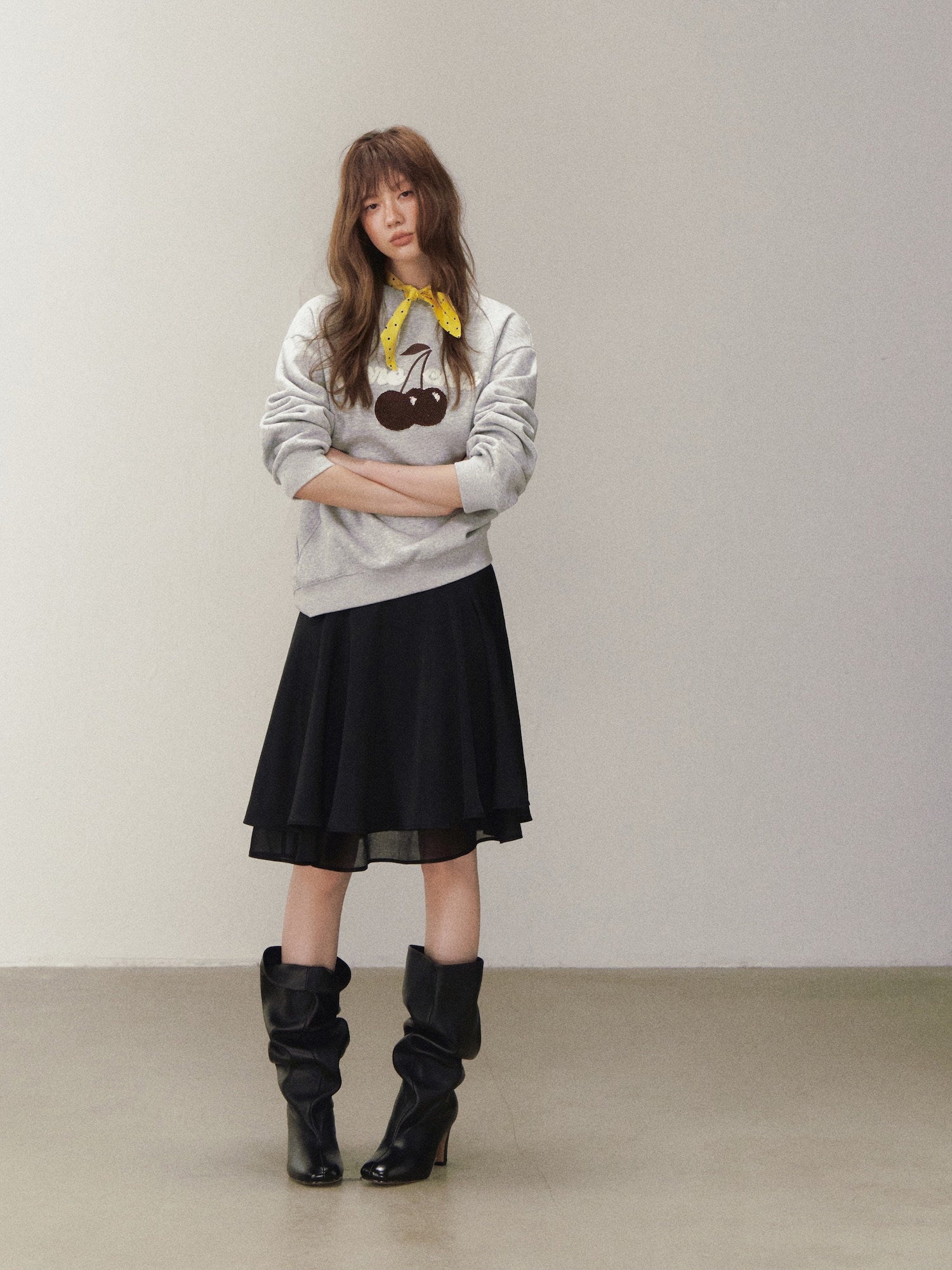 Cherry Letter Sweatshirt