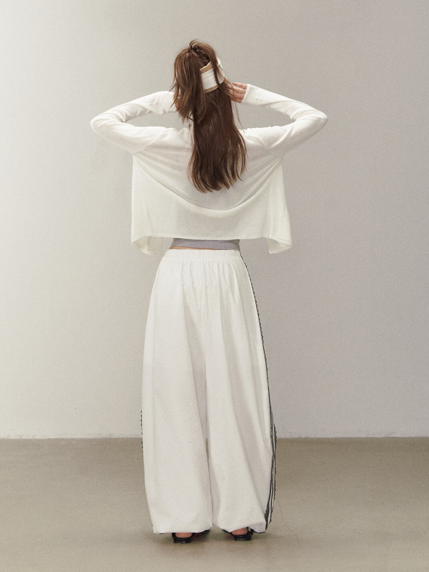 Tie-Front Knit Cardigan