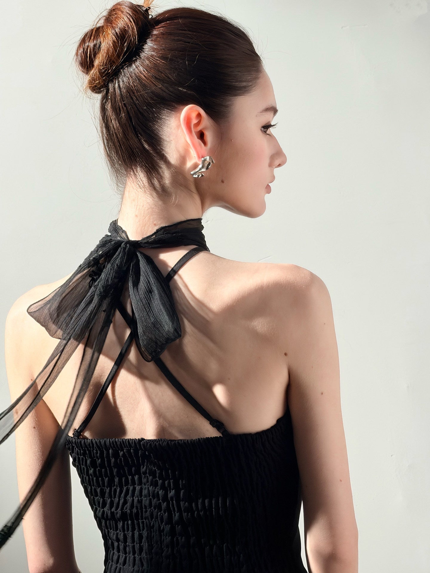Halter Neck Bow Top