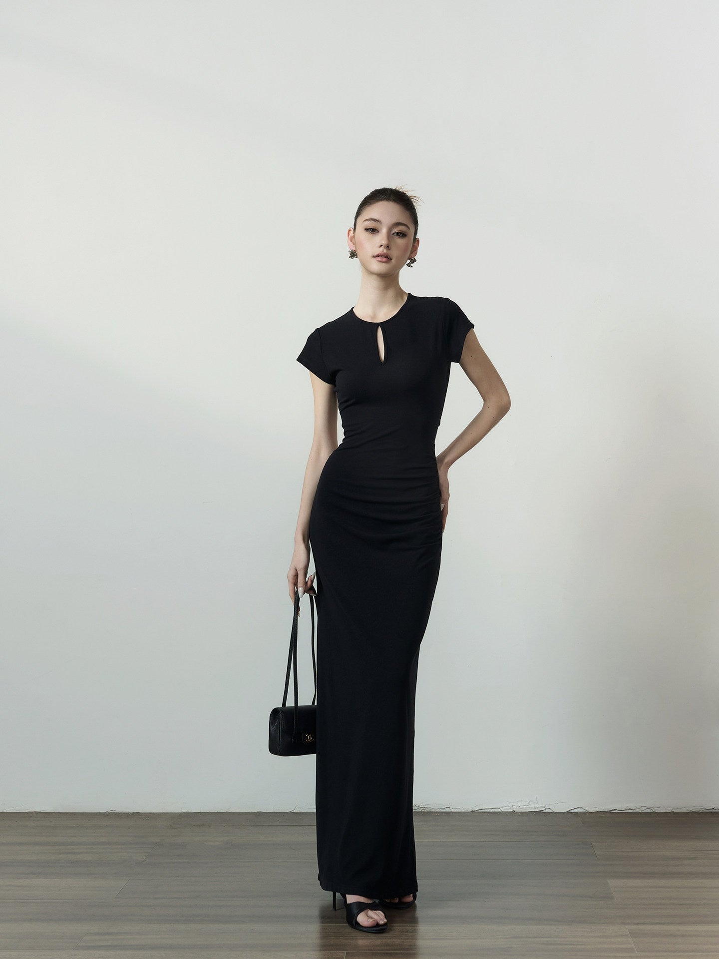 Keyhole Backless Dress