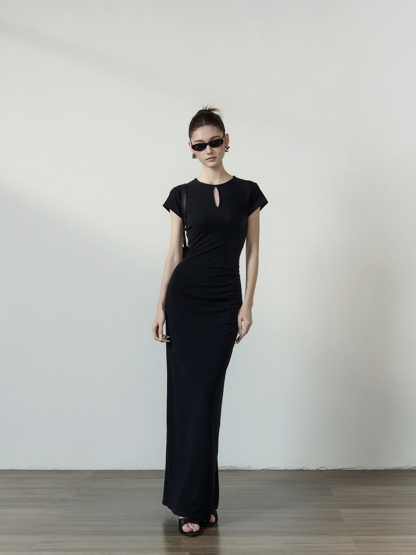Keyhole Backless Dress