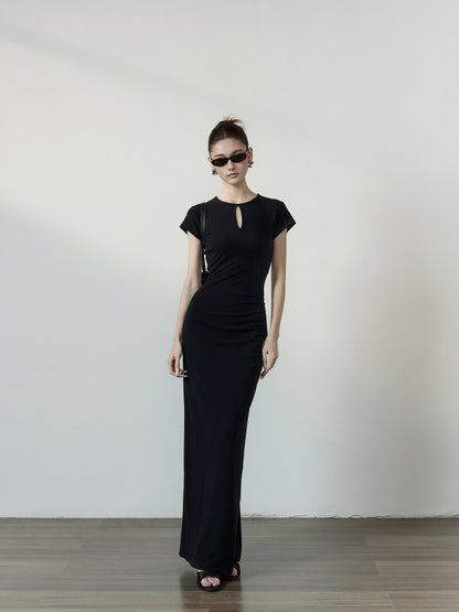 Keyhole Backless Dress