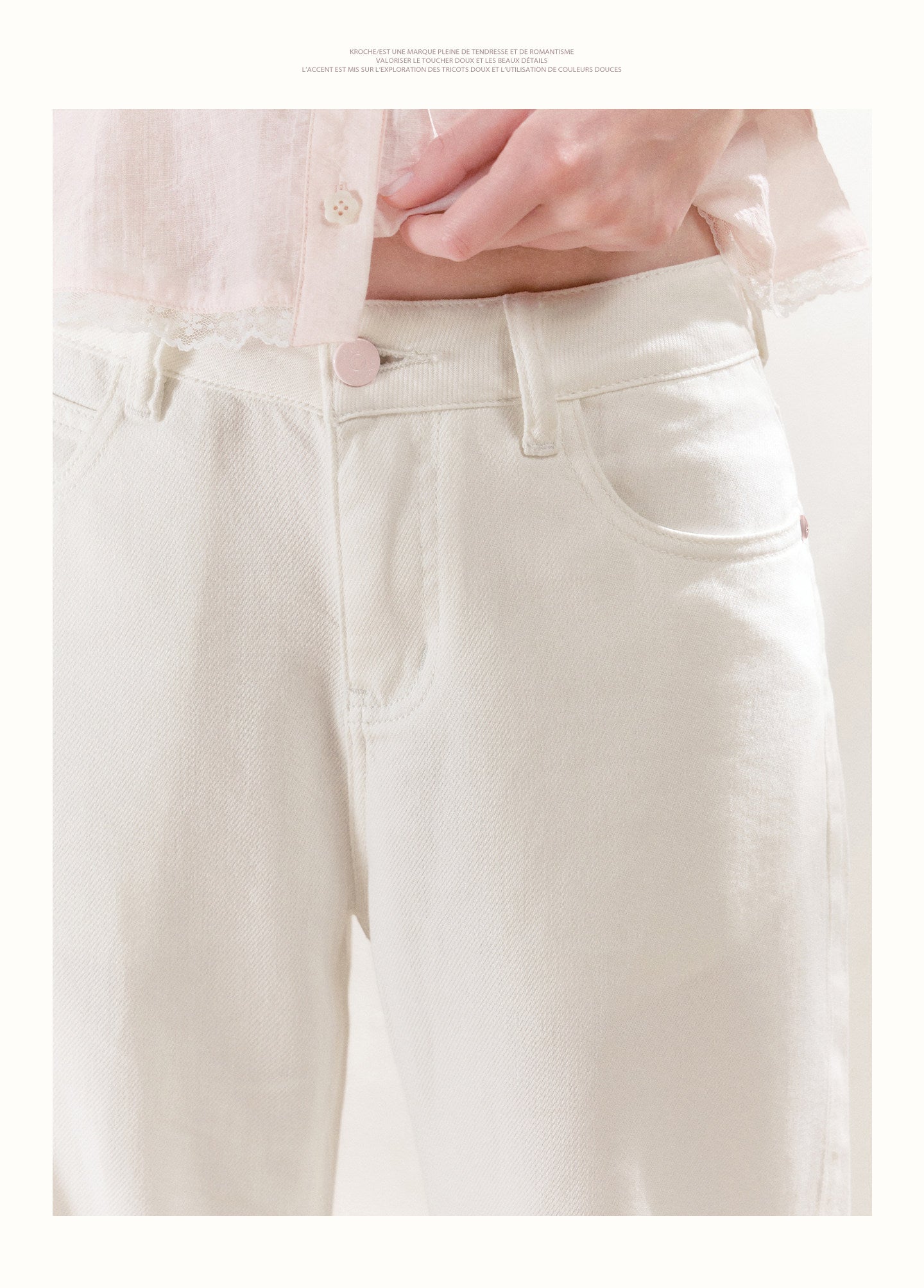 Lyocell Cotton Straight Jeans