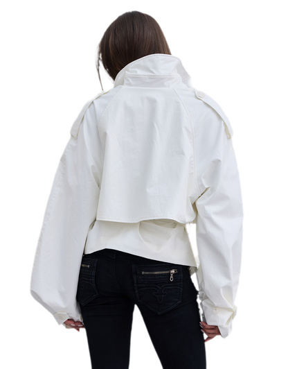 Waxed Trench Coat