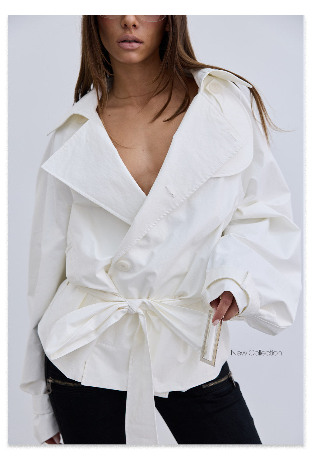 Waxed Trench Coat
