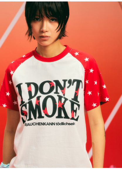 Cotton Star Print T-Shirt