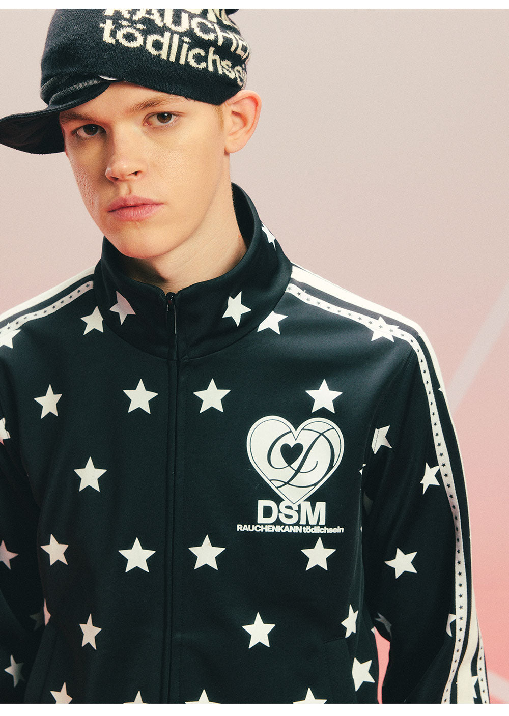 Star Print Slim Jacket