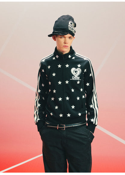 Star Print Slim Jacket