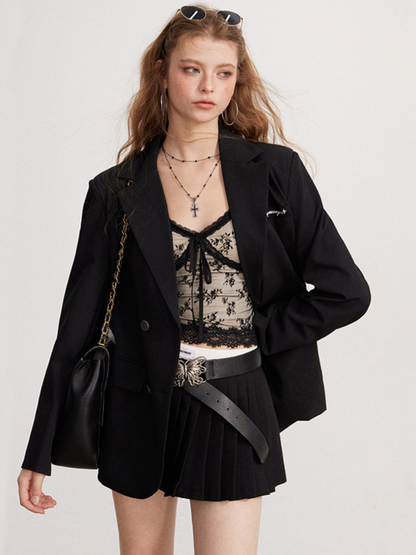 Lace Bow Jacquard Cami