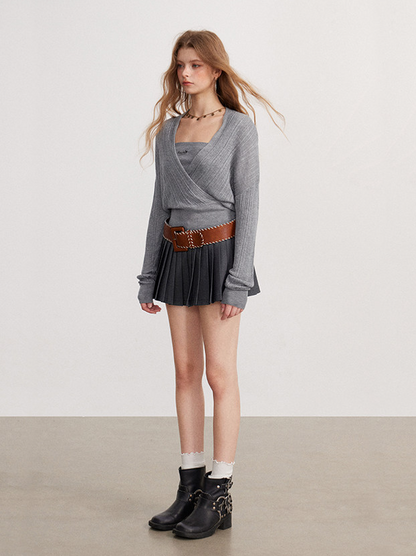 Lightweight Ribbed Knit Set