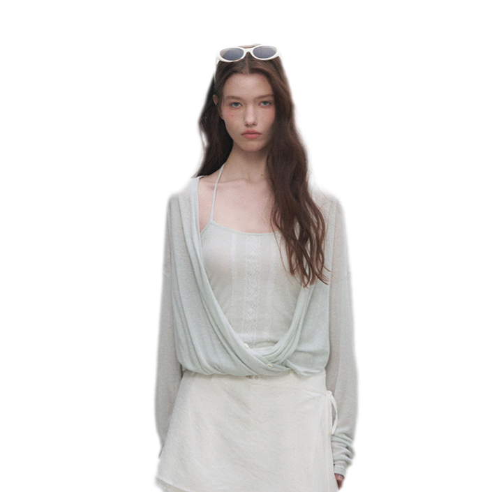 Lyocell Linen Lantern Sleeve Set