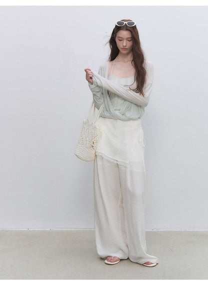 Lyocell Linen Lantern Sleeve Set