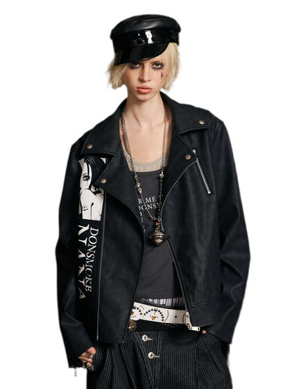 DSM X NANA Distressed Moto Jacket