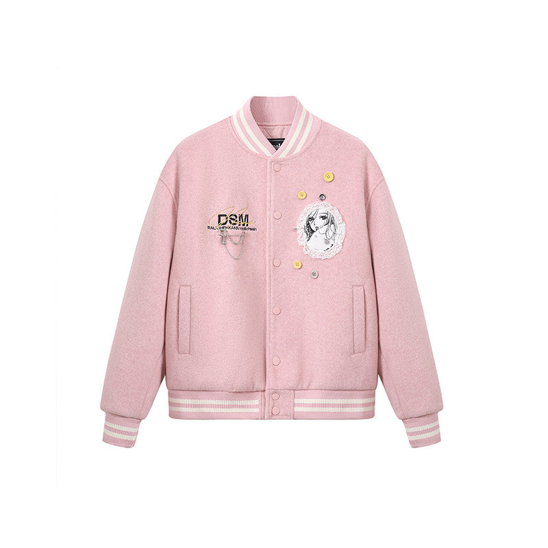 DSM X NANA Embroidered Bomber Jacket