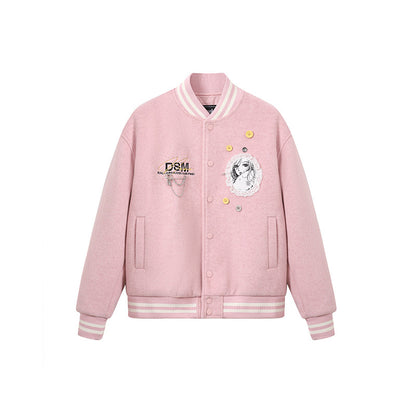 DSM X NANA Embroidered Bomber Jacket