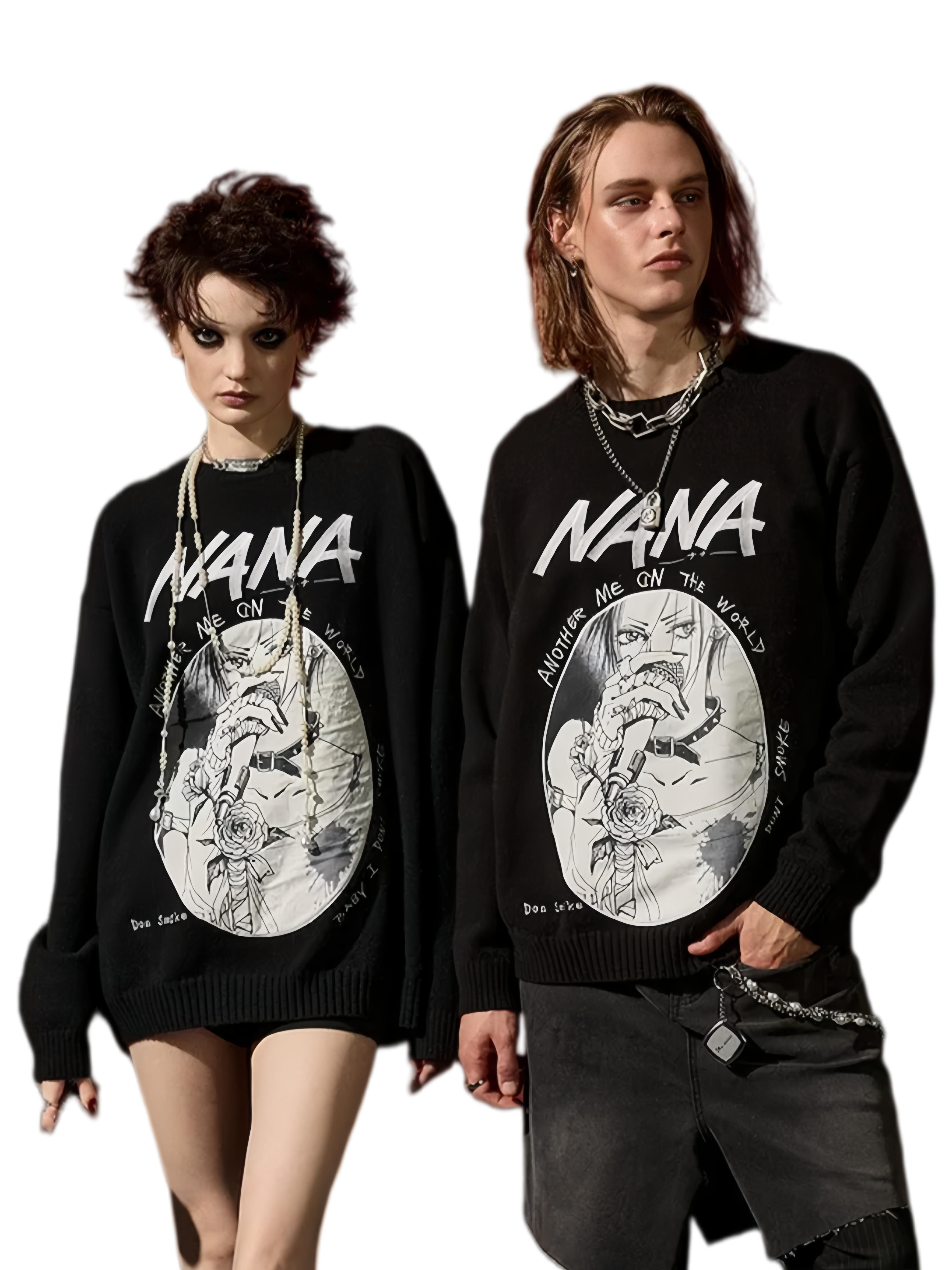 DSM X NANA Appliqué Crewneck Sweater