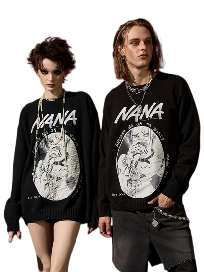 DSM X NANA Appliqué Crewneck Sweater