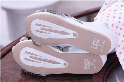 Metal Clip Ballet Flats