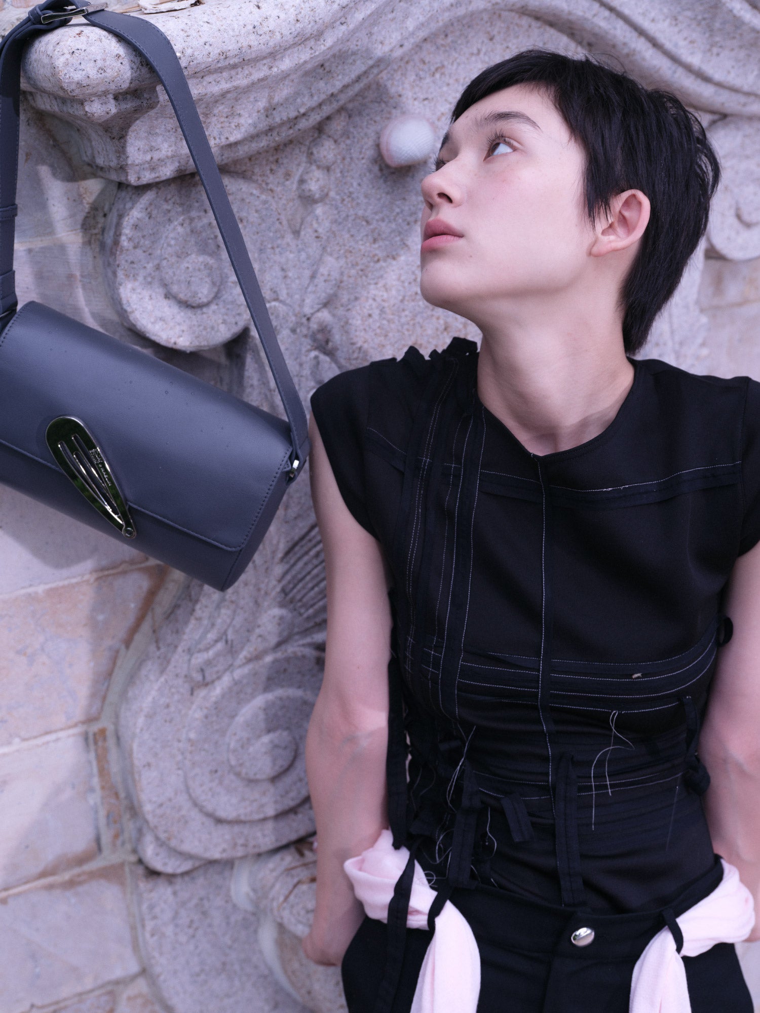 Sheep-Grain PU Flap Bag