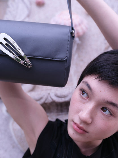 Sheep-Grain PU Flap Bag