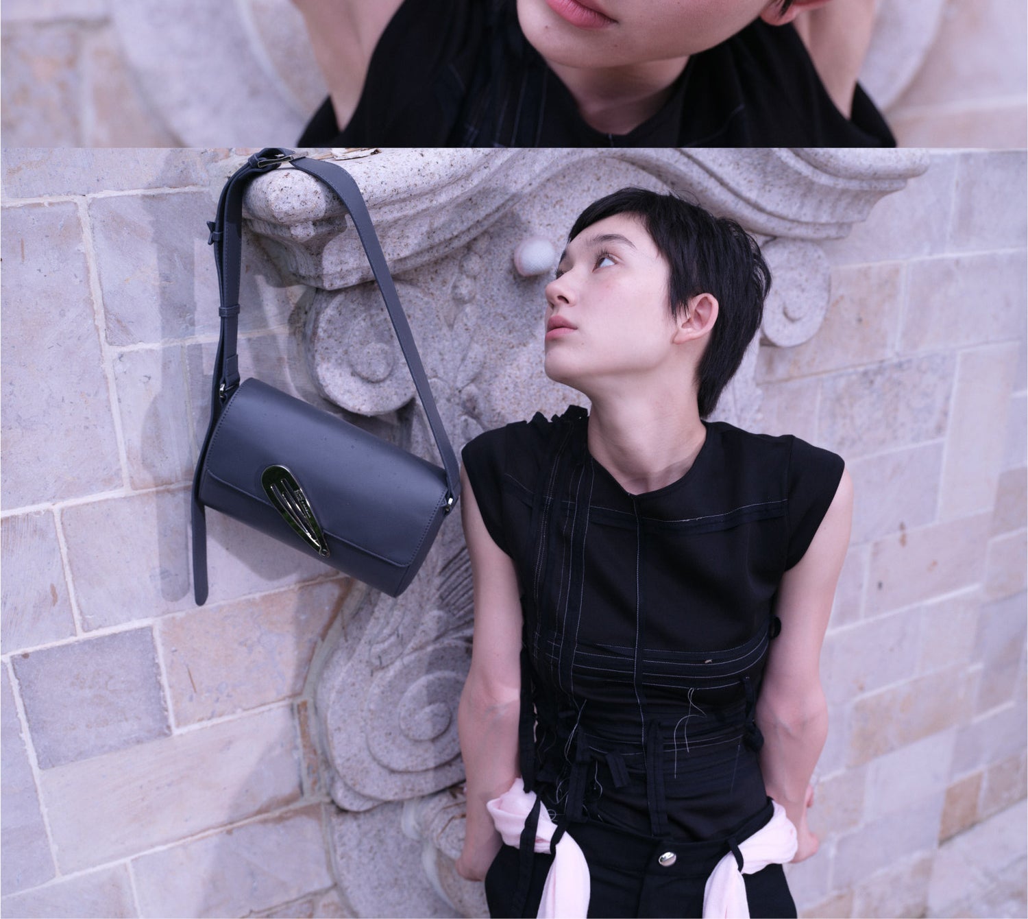 Sheep-Grain PU Flap Bag