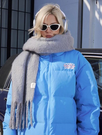 Textured 90-Down Winter Jacket