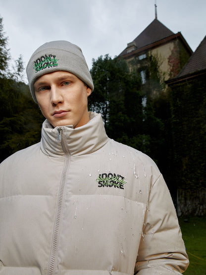 Textured 90-Down Winter Jacket