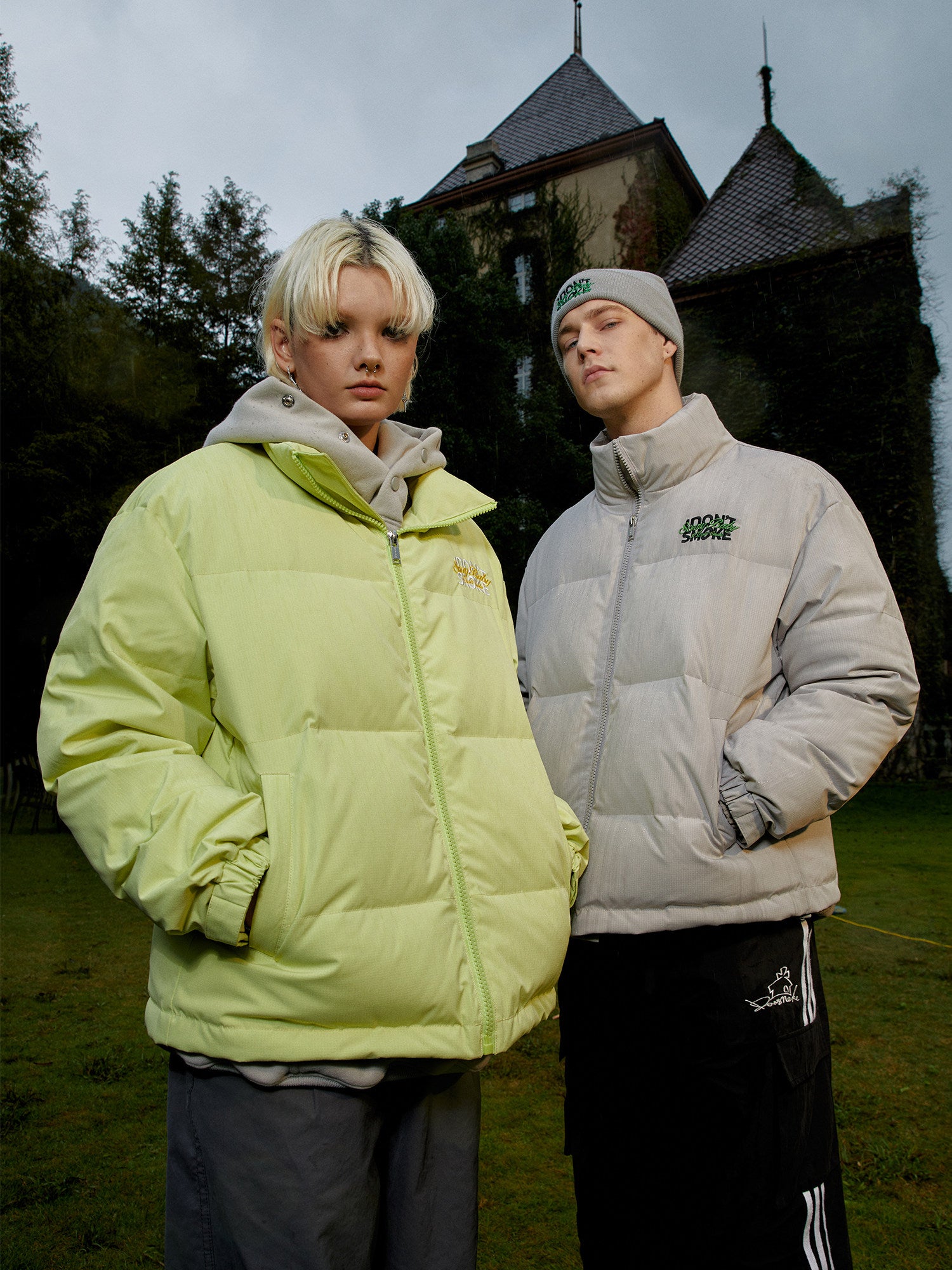 Textured 90-Down Winter Jacket