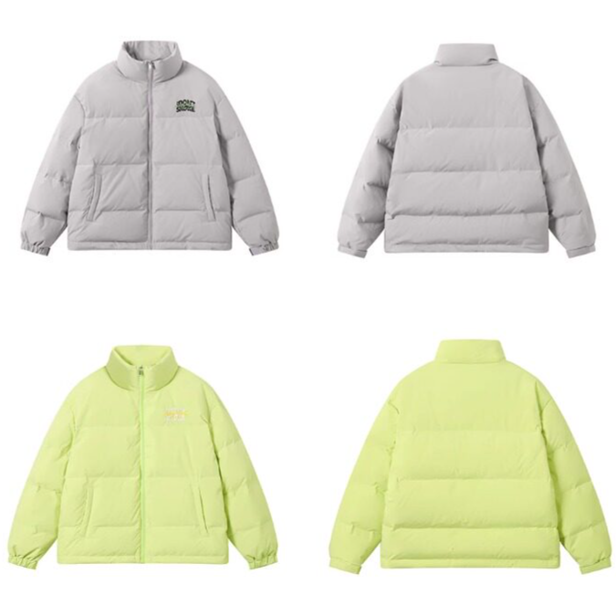 Textured 90-Down Winter Jacket