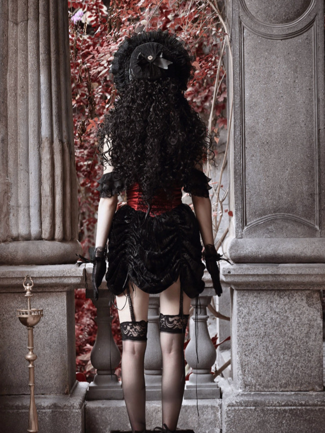Velvet Lace Gothic Dress