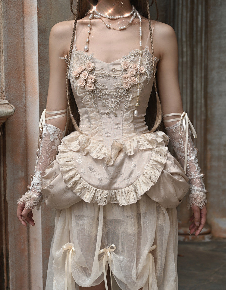 Jacquard Rococo Corset Dress