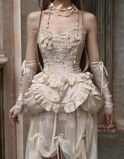 Jacquard Rococo Corset Dress